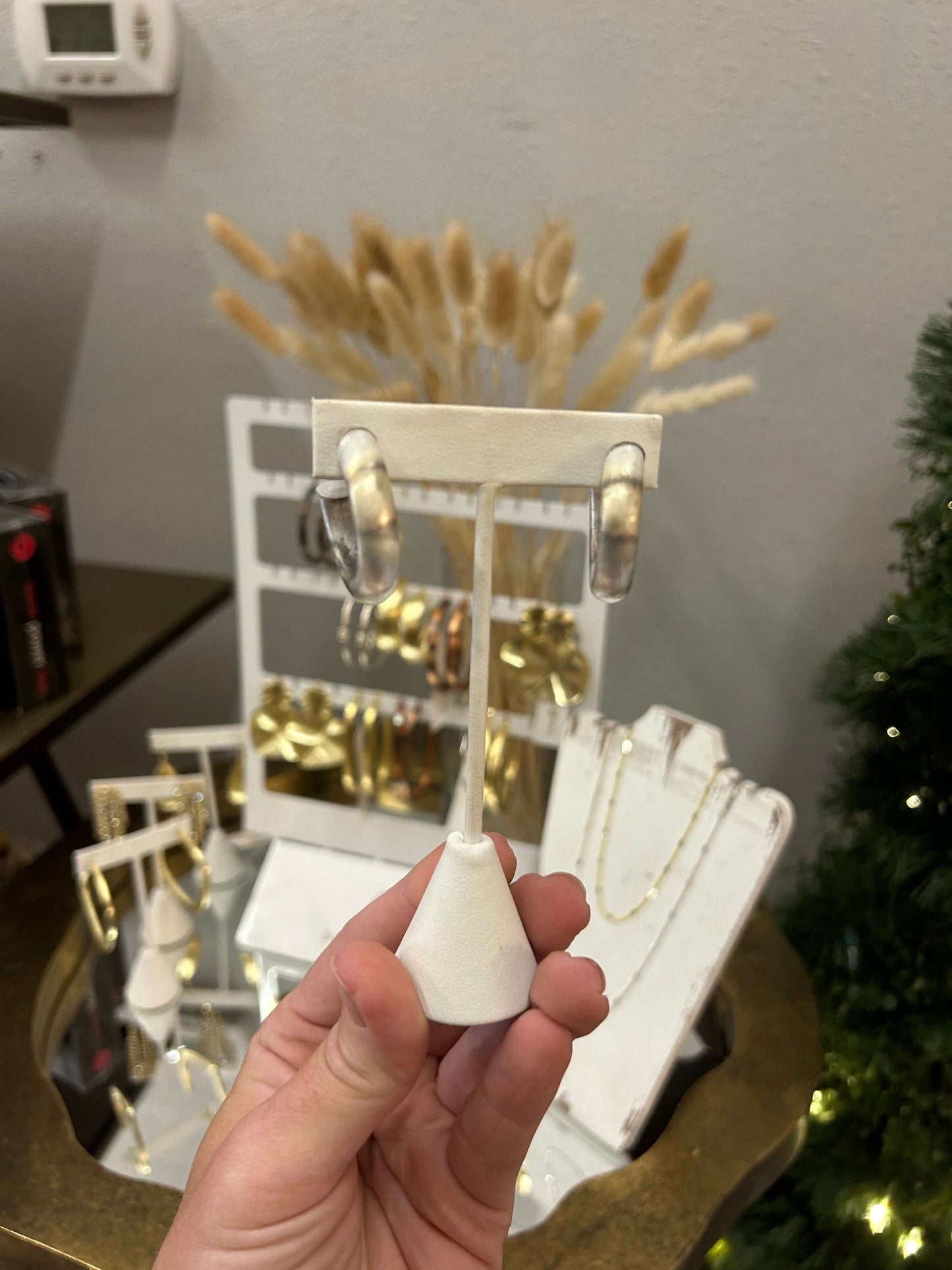 Sheila Fajl Small Chantal Hoops/ burnished silver