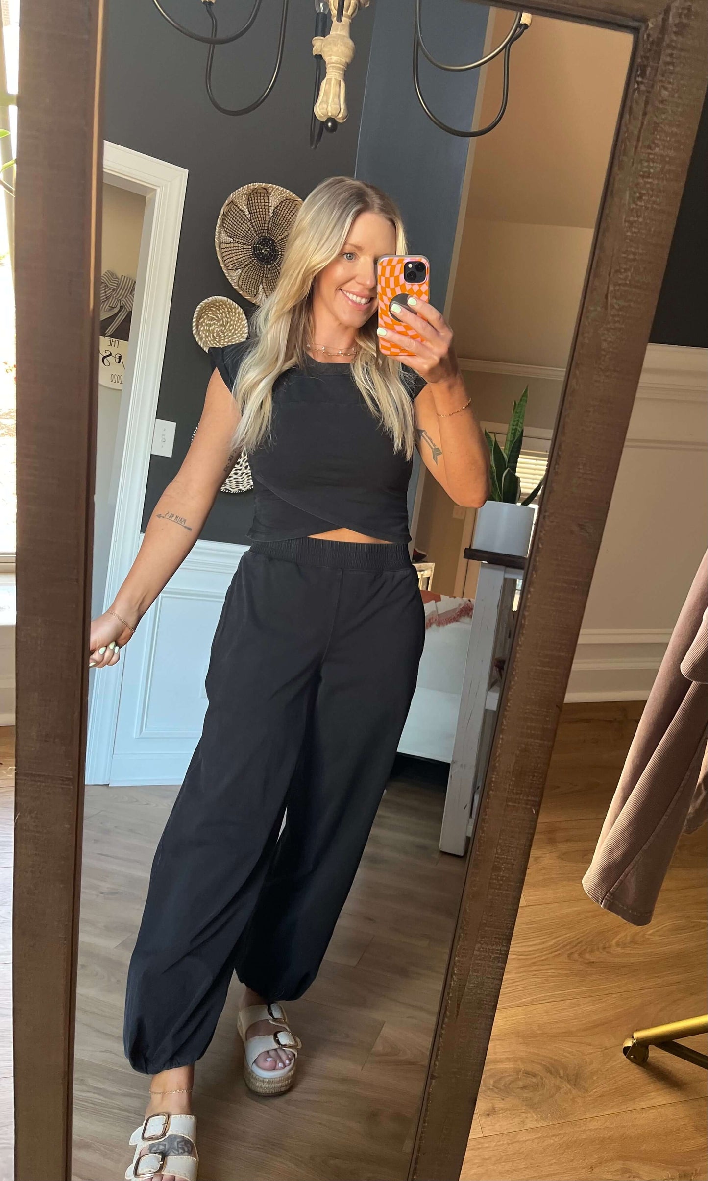 Black Barrel Jogger 2pc Set