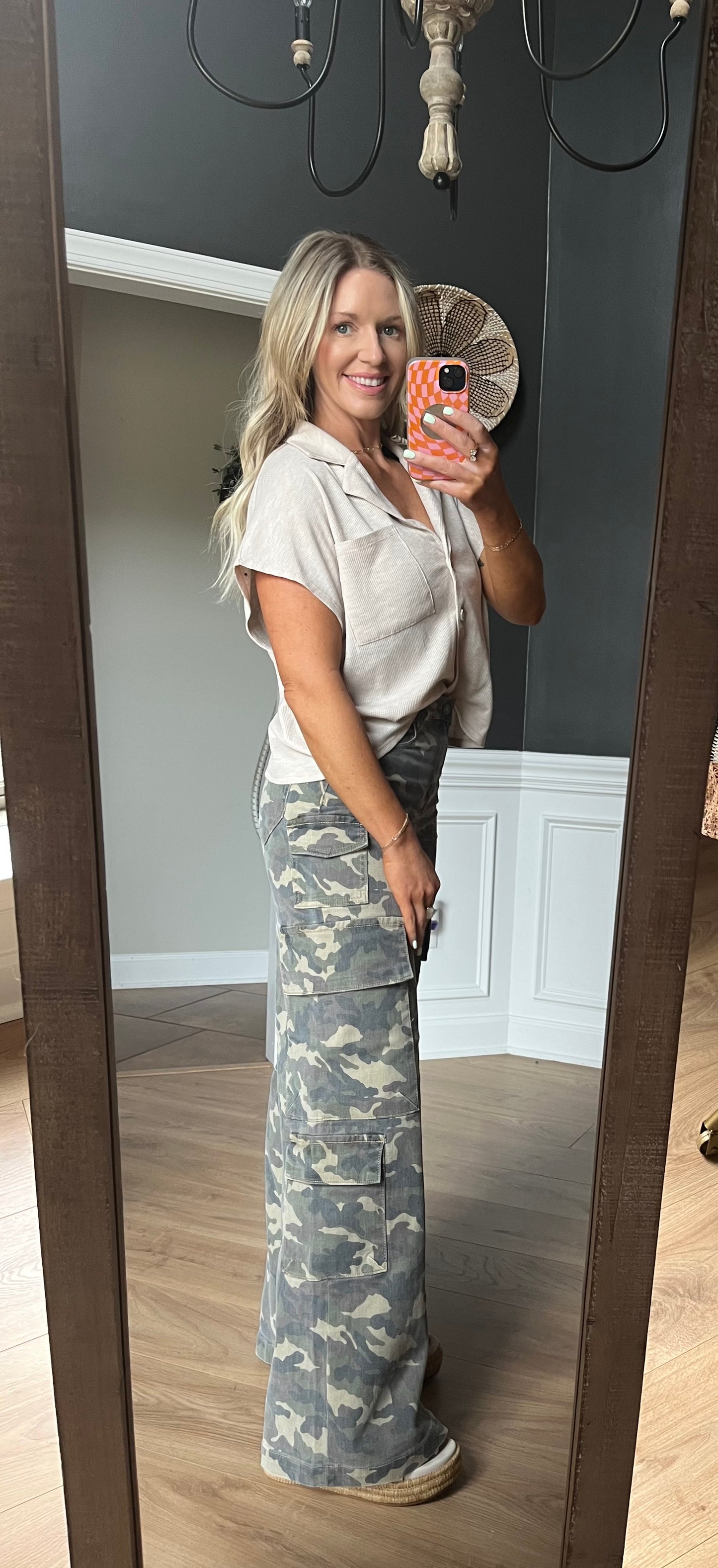 HIDDEN Camo Wideleg Jeans