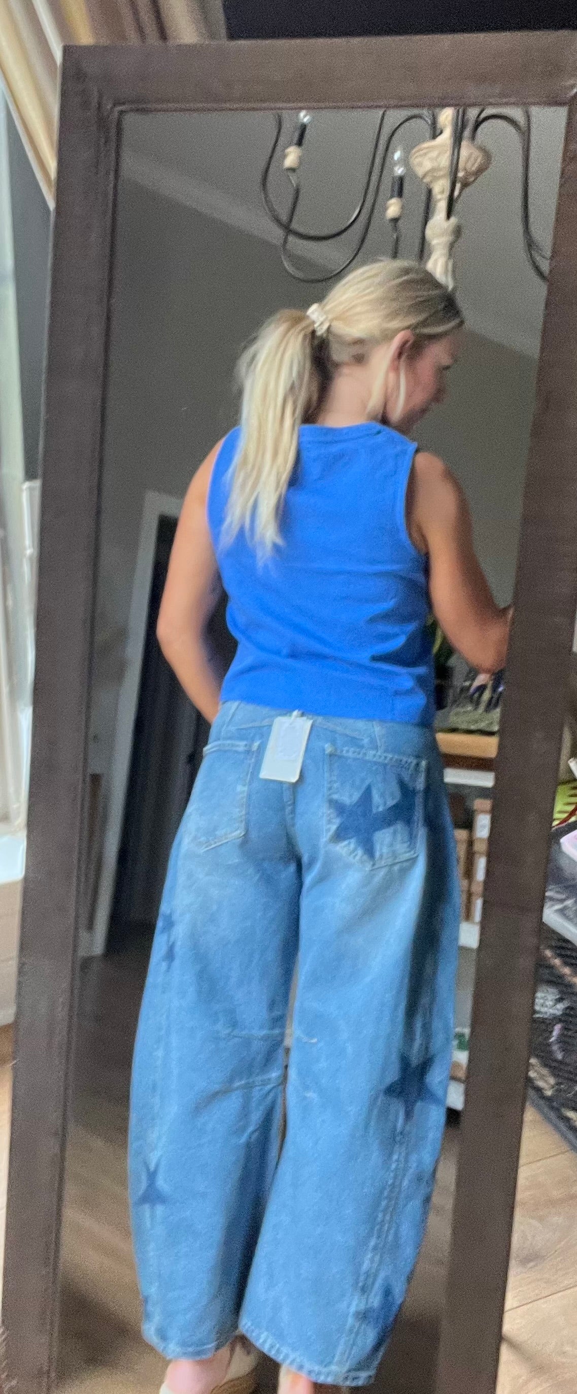 Star Barrel Jeans
