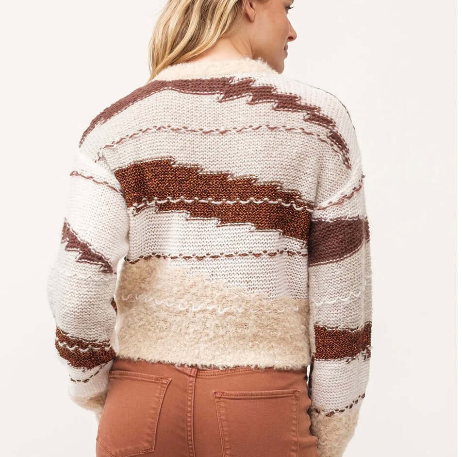 Dear John Gabriela Long sleeve Sweater /Toasted Gingerbread