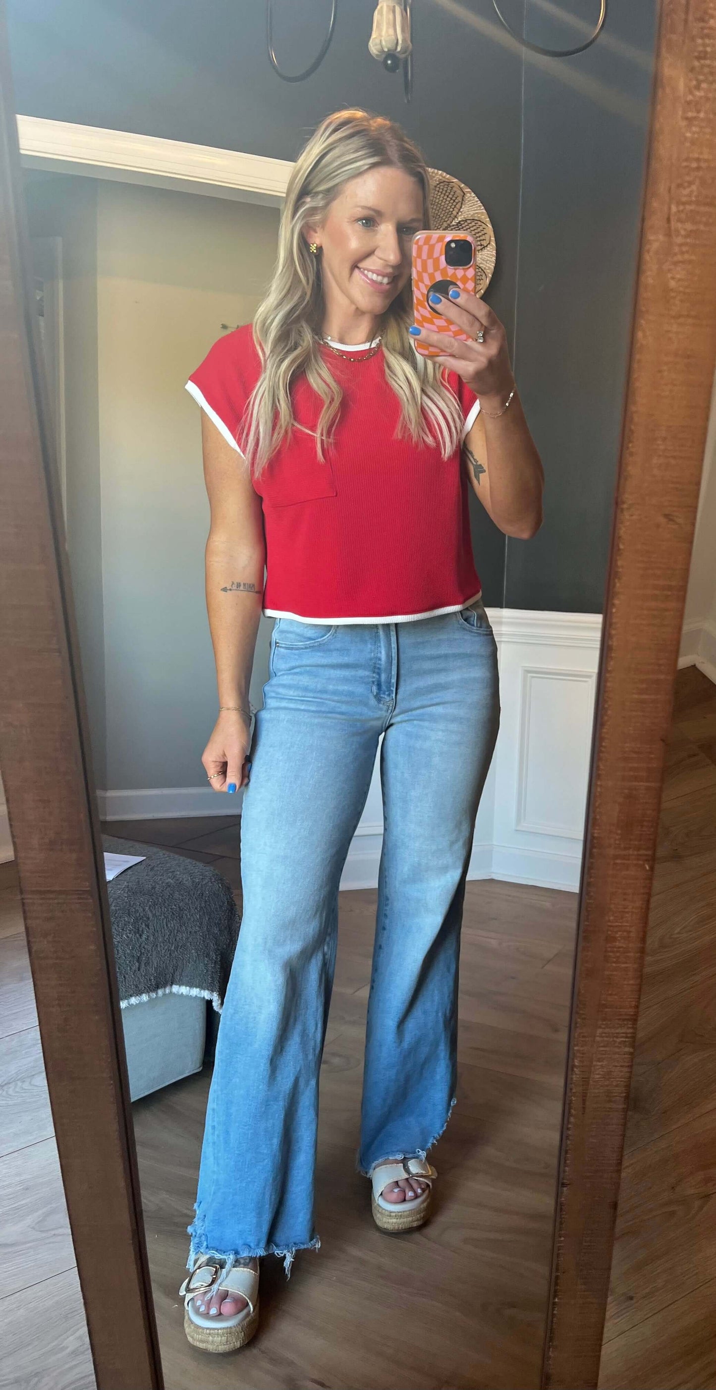 Soft Ribbed Pocket Tee