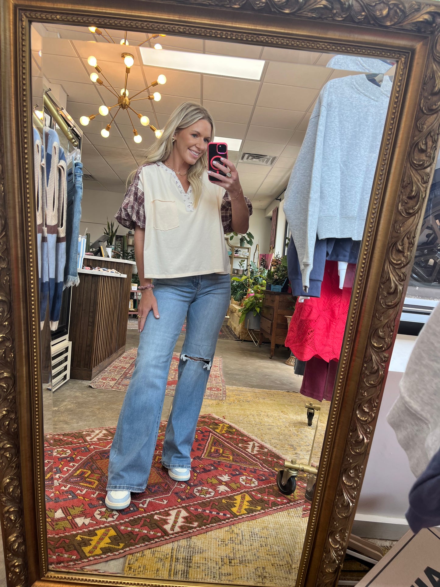 RISEN Highrise Wideleg Jeans