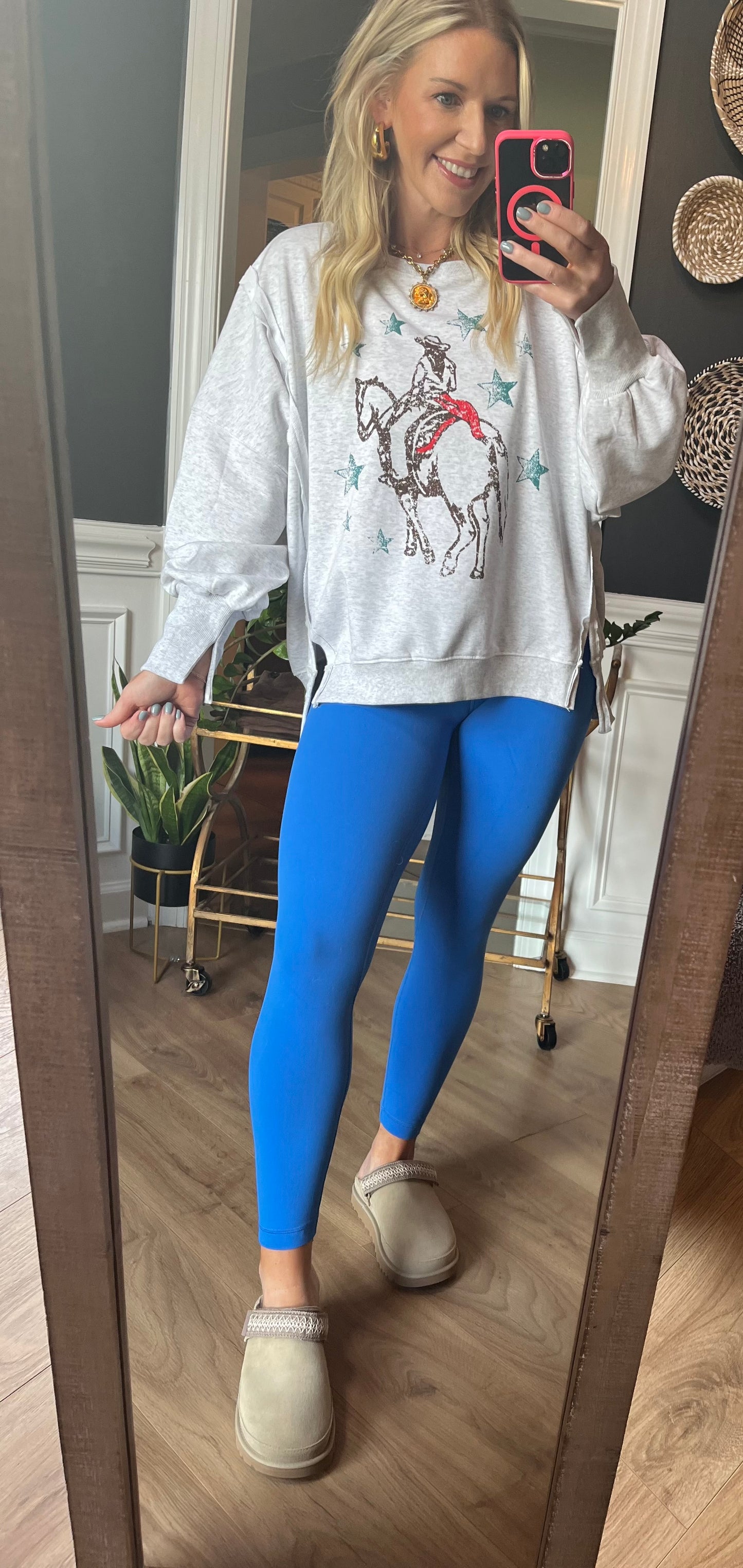 Western Haze Graphic Sweatshirt