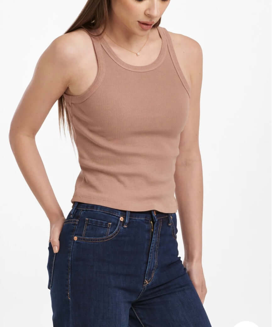Dear John Tamia Racer Tank/ timeless taupe