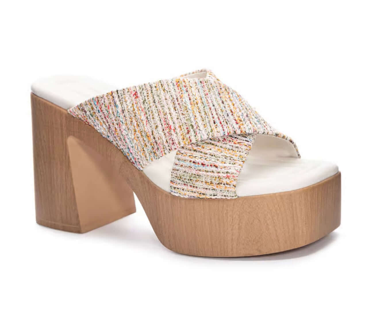 Chinese Laundry Arling weave wedge/multi
