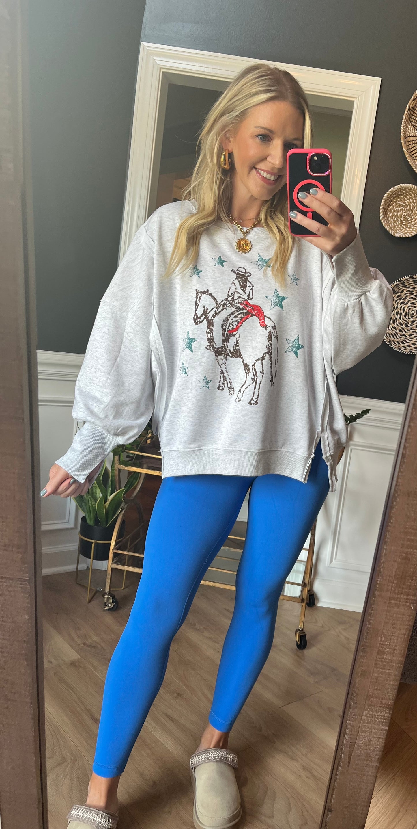 Western Haze Graphic Sweatshirt