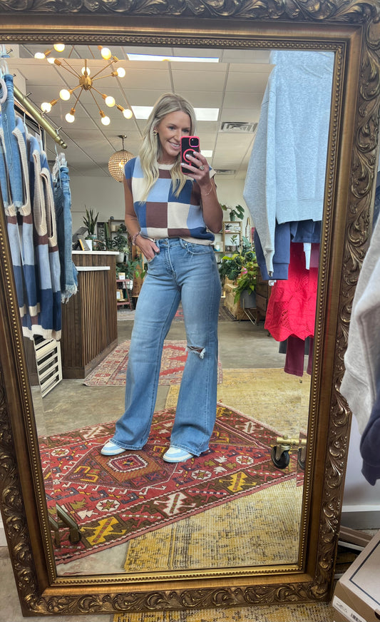 RISEN Highrise Wideleg Jeans