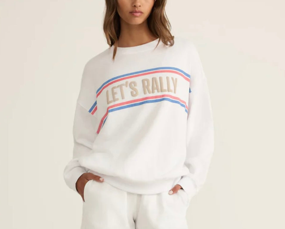 Z Supply Let’s RALLY summer sweatshirt