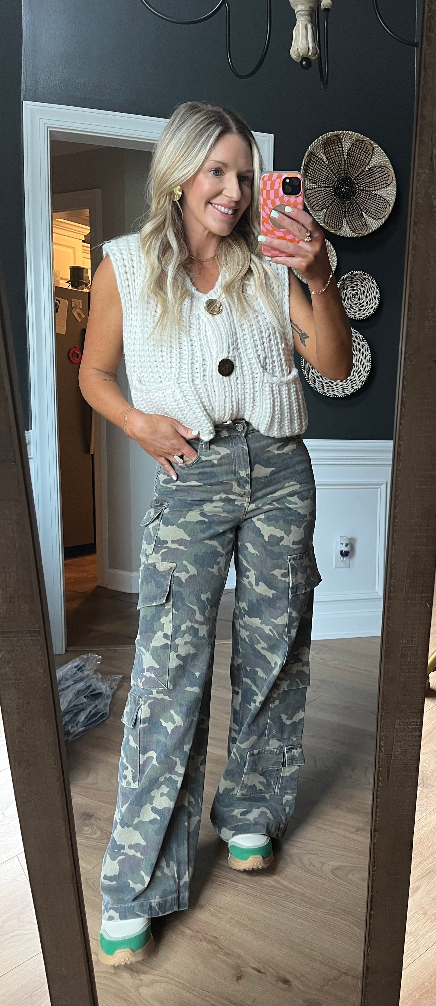 HIDDEN Camo Wideleg Jeans