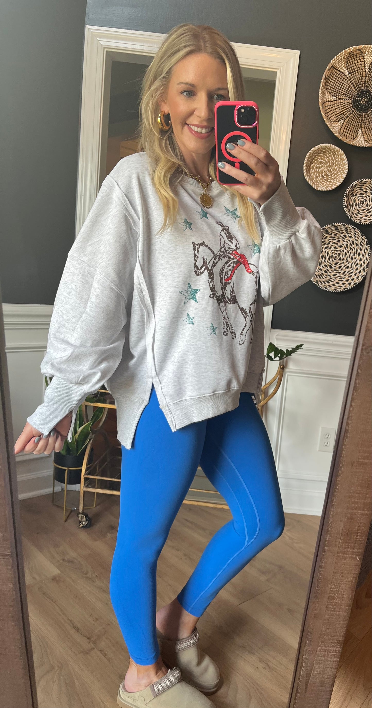 Western Haze Graphic Sweatshirt