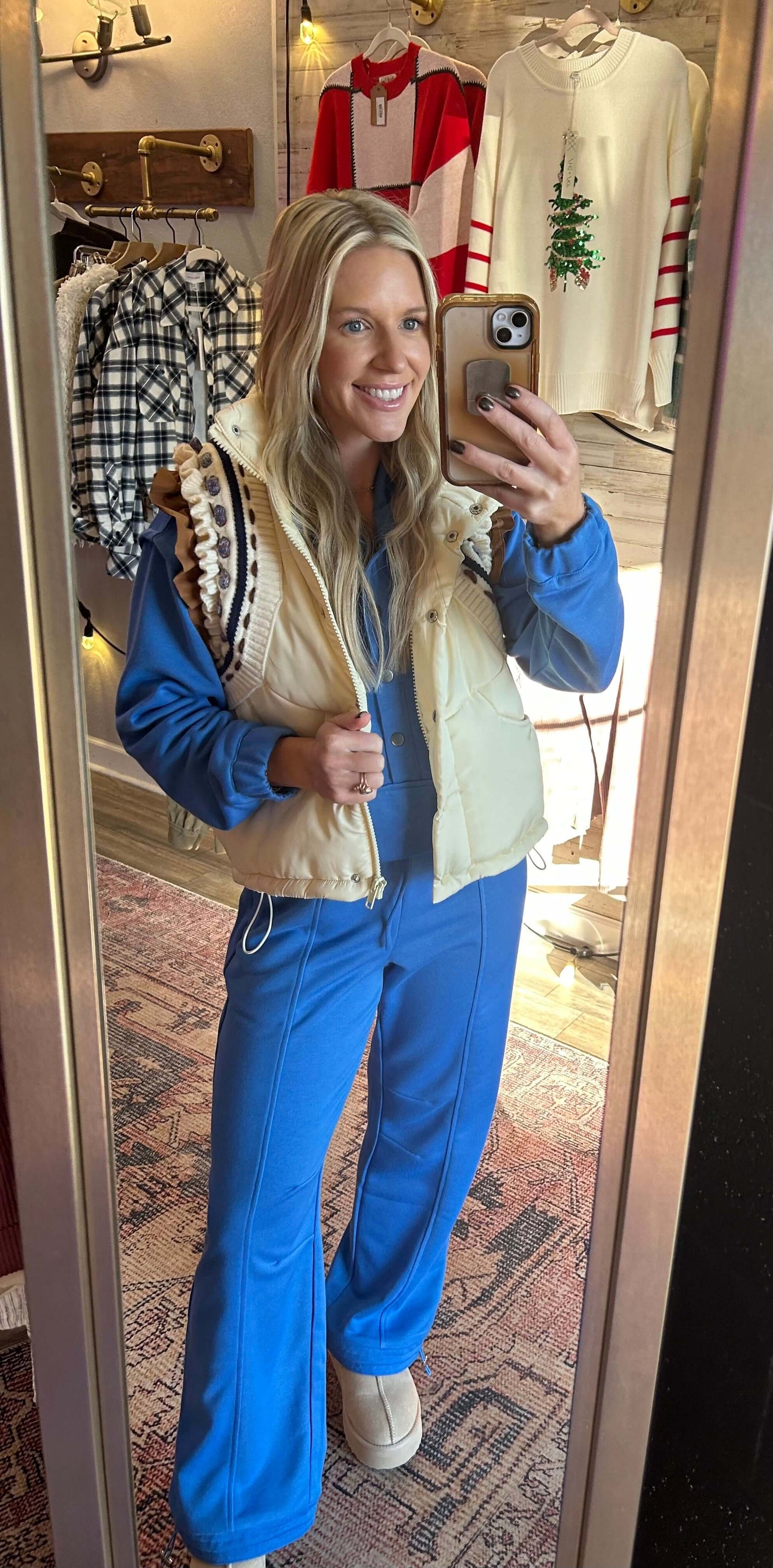 Harper Puff Vest/ Ivory