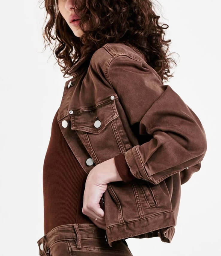 Dear John Jules Vintage Wash Denim Jacket / rootbeer