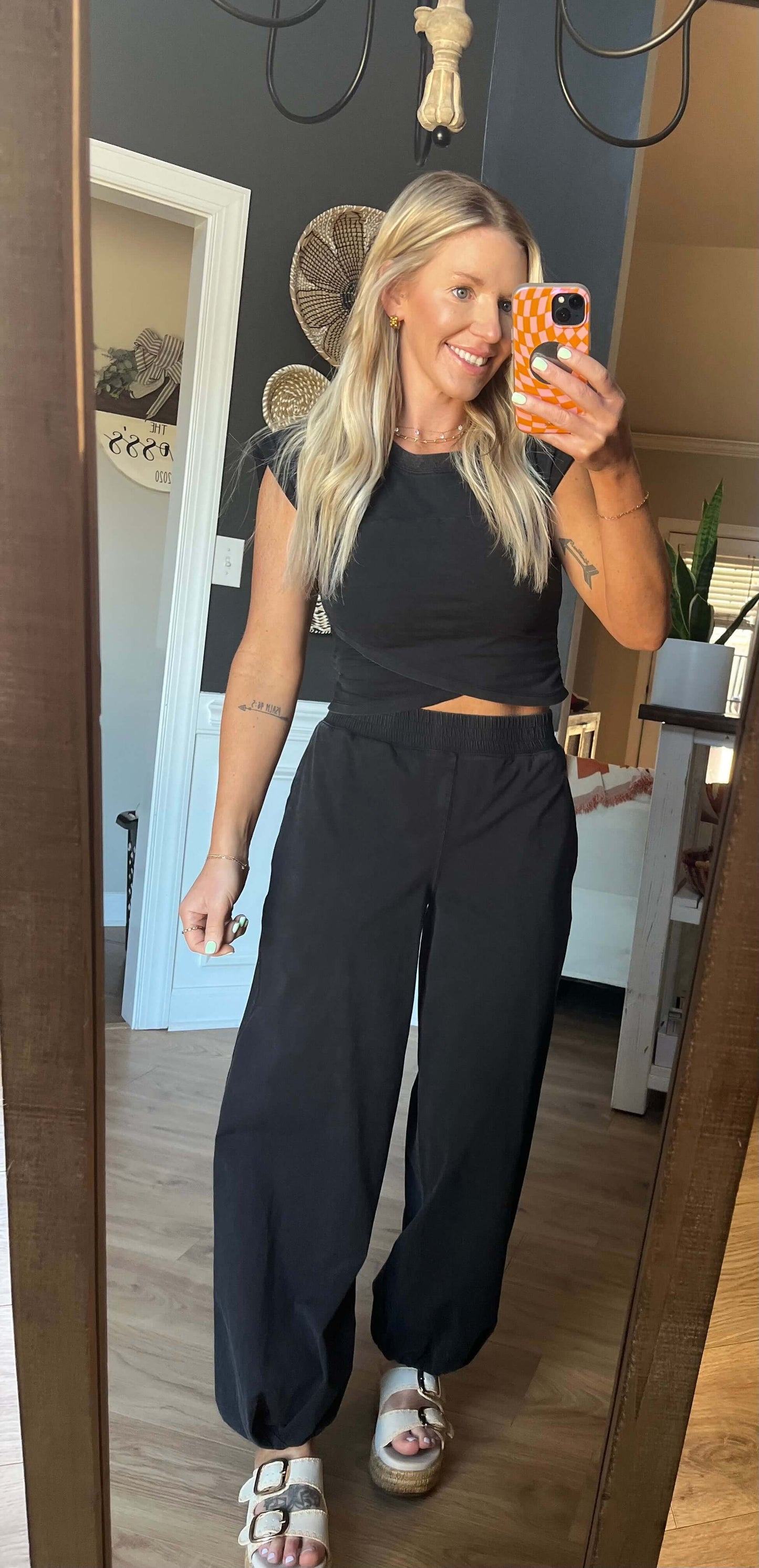 Black Barrel Jogger 2pc Set