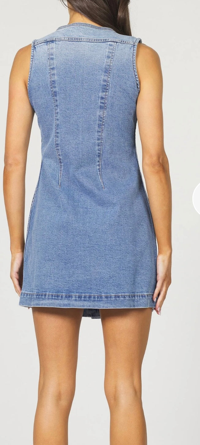 Dear John Sabrina Denim Dress