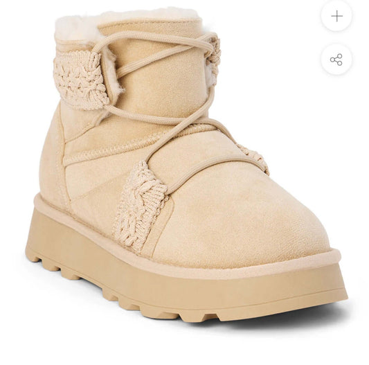 Matisse Matterhorn Lace Up Ankle Boots / natural