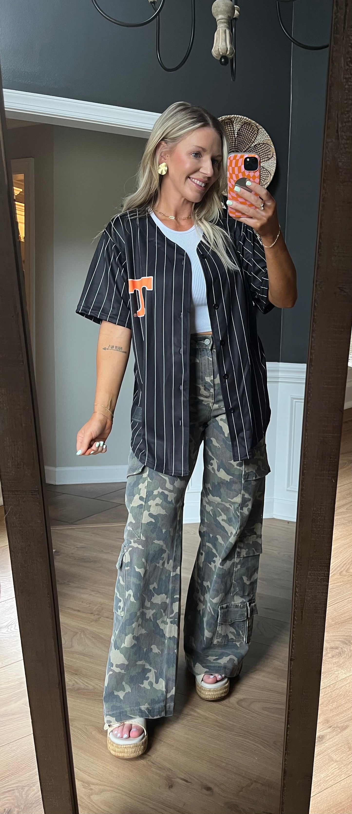 HIDDEN Camo Wideleg Jeans