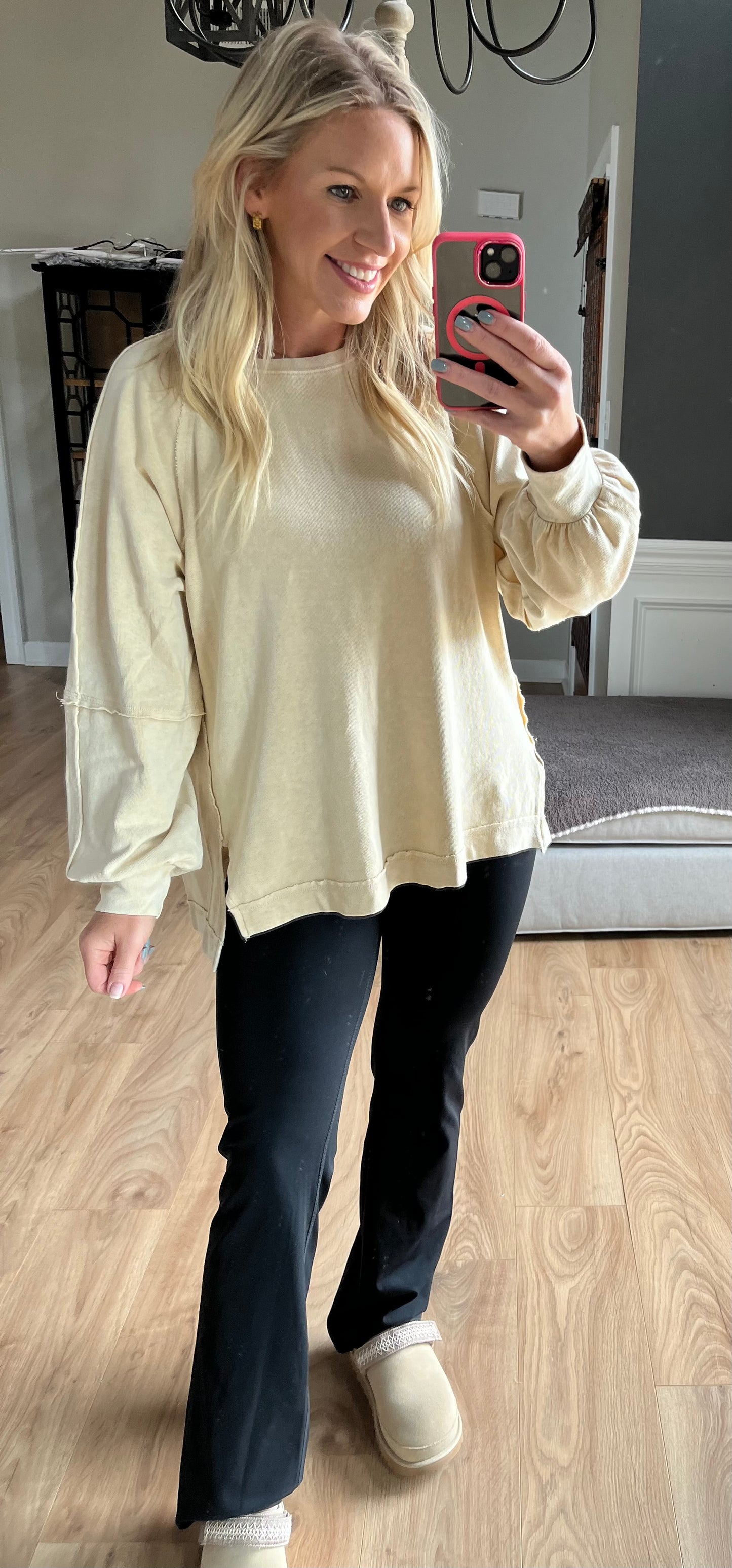 Brown Sugar Crewneck Pullover