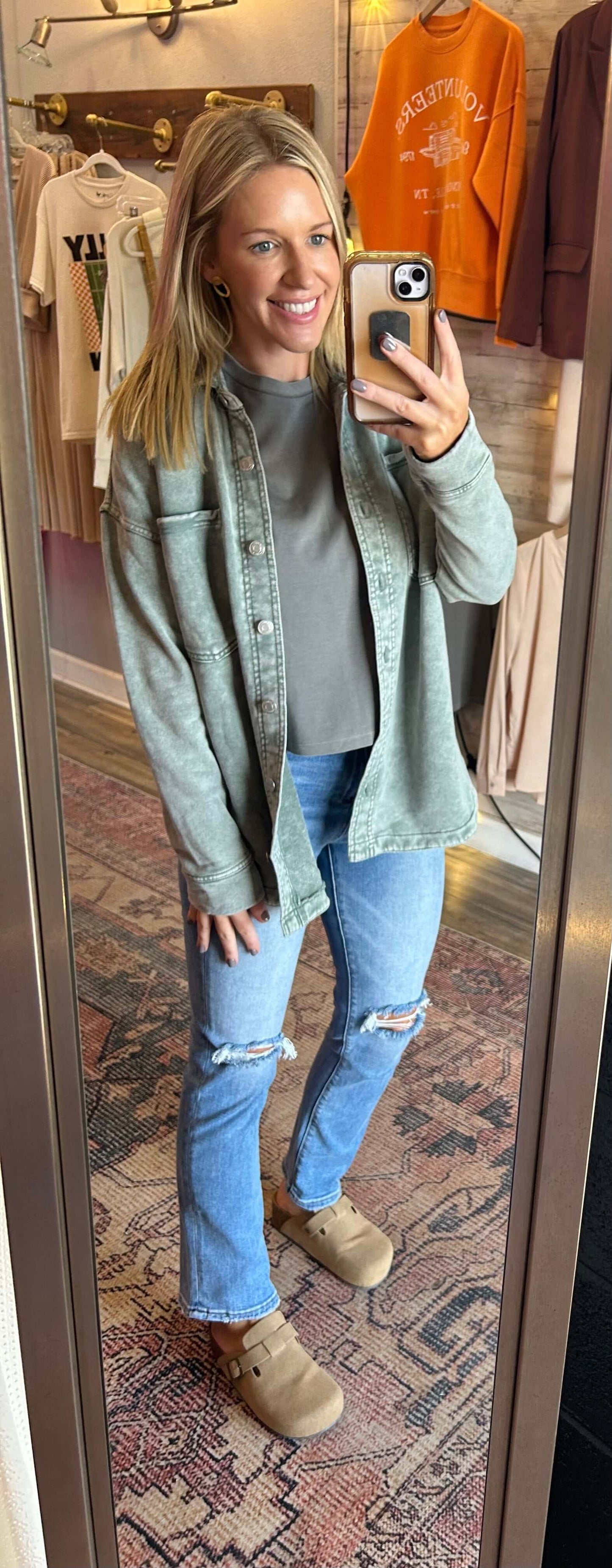 Z Supply All Day Knit Jacket - Palm Green