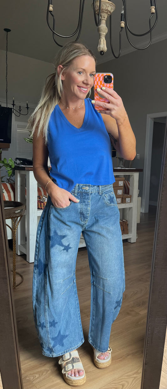 Star Barrel Jeans