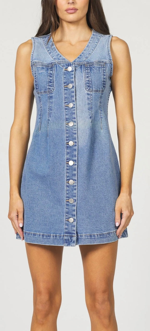 Dear John Sabrina Denim Dress