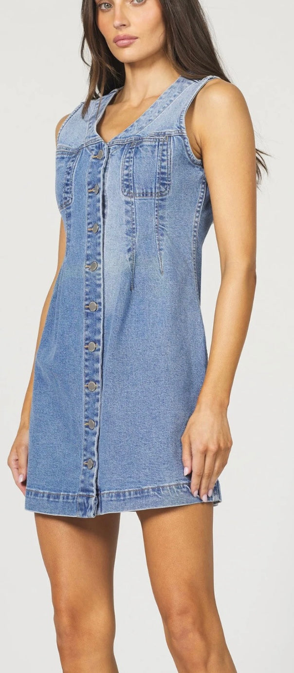 Dear John Sabrina Denim Dress